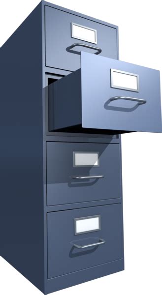 What are filing cabinets called?