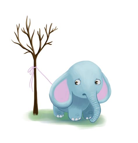 Why do elephants damage trees?