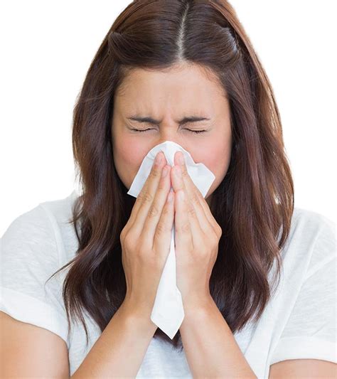 Why do I start sneezing after washing my face?