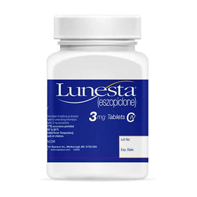 What not to take with Lunesta?