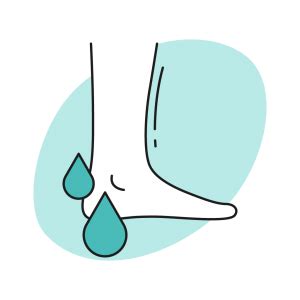 Why does my foot feel cold and wet?