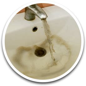 Is it safe to shower in brown well water?