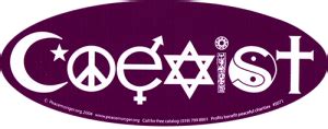 Who came up with coexist?